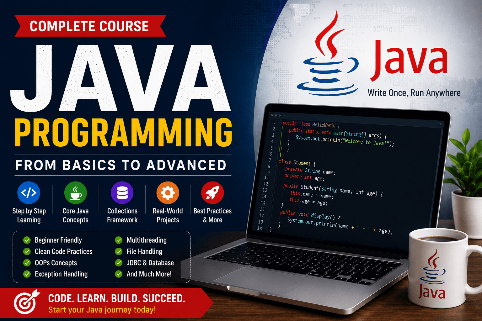 java course banner